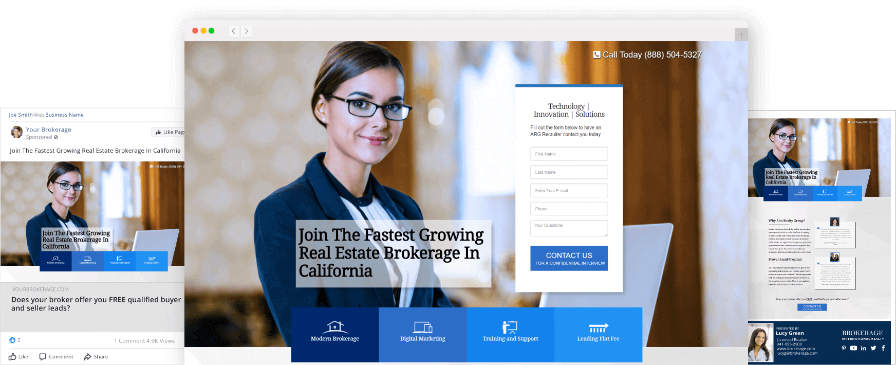 real estate agent recruiting campaigns digital advertising